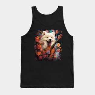 Samoyed Playing Guitar Tank Top